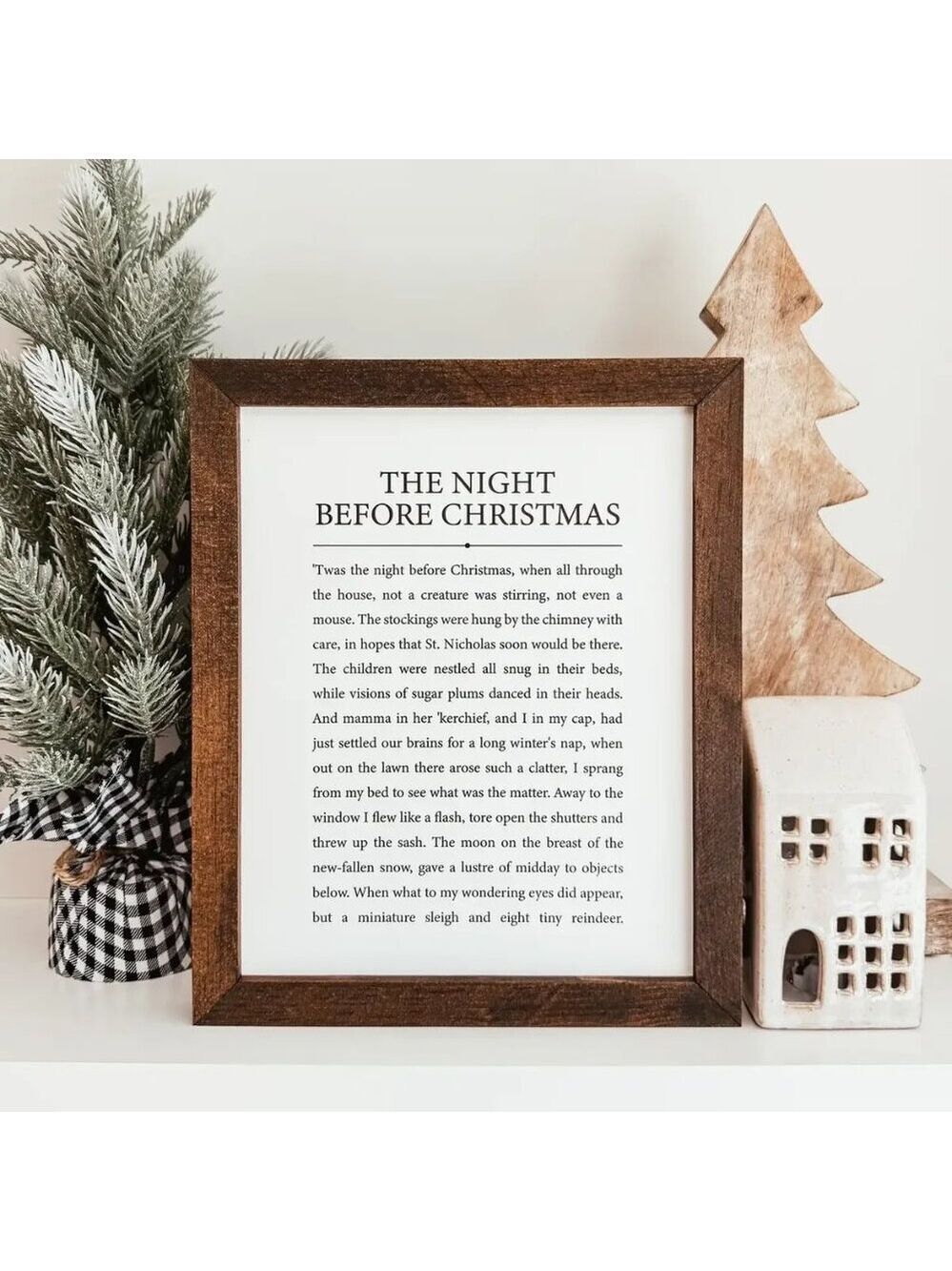 ($25) The Night Before Christmas Sign